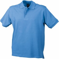 J&N Classic galléros póló, kék L