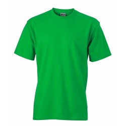 J&N Round-T Heavy kereknyakú póló, zöld L