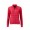 J&N Hybrid Sweat cipzáras női pulóver, piros M