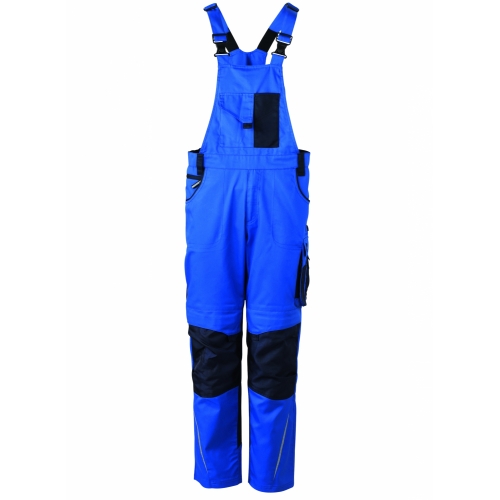 J&N Workwear kantáros nadrág, kék 48