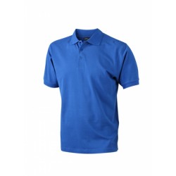 J&N Classic galléros póló, kék M