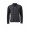 J&N Hybrid Sweat cipzáras pulóver, fekete 3XL