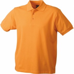 J&N Classic galléros póló, narancssárga S