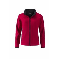 J&N Promo női softshell dzseki, piros XL