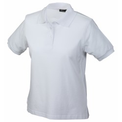 J&N Classic női galléros póló, fehér M
