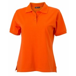 J&N Classic női galléros póló, narancssárga XL