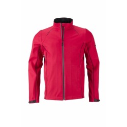 J&N Zip-Off softshell dzseki, piros XL