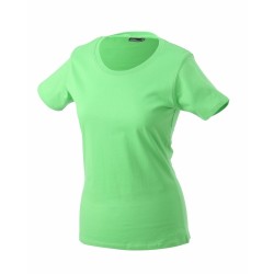 J&N Ladies' Basic-T női póló, zöld L