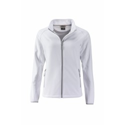J&N Promo női softshell dzseki, fehér XL