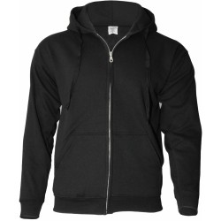 Keya SWZ280 Hooded Zip kapucnis pulóver, fekete XL