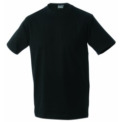 J&N Round-T-Medium kereknyakú póló, fekete XXL
