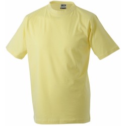 J&N Round-T-Medium kereknyakú póló, sárga L
