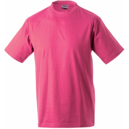 J&N Round-T-Medium kereknyakú póló, rózsaszín M