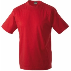 J&N Round-T-Medium kereknyakú póló, piros M