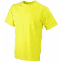 J&N Round-T-Medium kereknyakú póló, sárga M