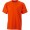 J&N Round-T Heavy kereknyakú póló, narancssárga M