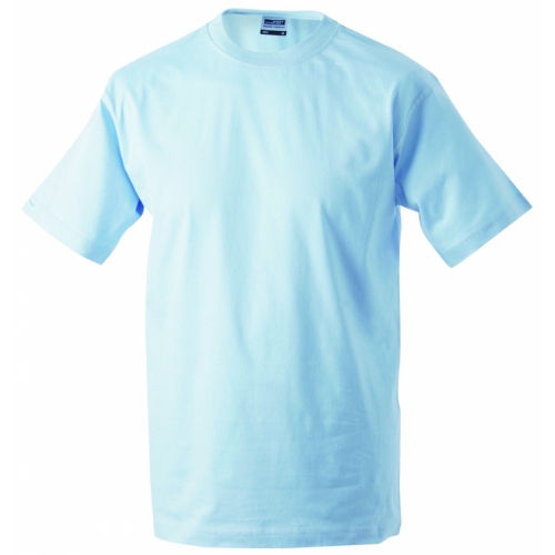 J&N Round-T Heavy kereknyakú póló, kék S