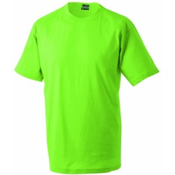 J&N Round-T Heavy kereknyakú póló, zöld 5XL