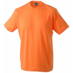 J&N Round-T Heavy kereknyakú póló, narancssárga 4XL