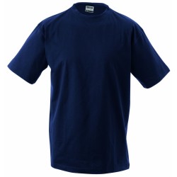 J&N Round-T Heavy kereknyakú póló, kék L