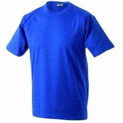 J&N Round-T Heavy kereknyakú póló, kék M