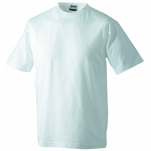 J&N Round-T Heavy kereknyakú póló, fehér XL