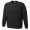 Basic Sweat pamut pulóver, fekete XXL