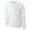 Basic Sweat pamut pulóver, fehér 3XL