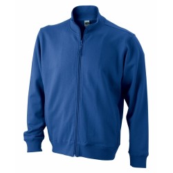 Sweat Jacket pamut pulóver, kék XL