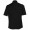 J&N Buttondown rövid ujjú ing, fekete 3XL