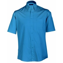J&N Buttondown rövid ujjú ing, kék XL