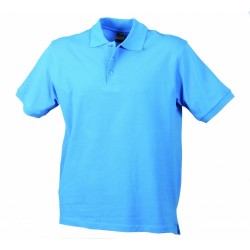 J&N Classic Junior gyermek galléros póló, kék XS