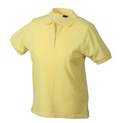 J&N Classic női galléros póló, sárga L