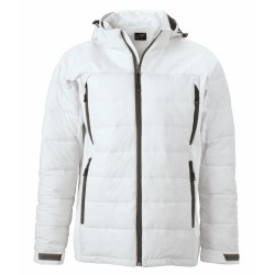 J&N Men's Outdoor Hybrid Jacket, fehér XXL
