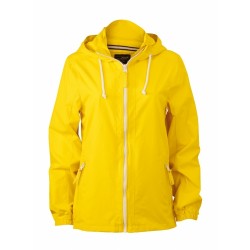 J&N Ladies' Sailing Jacket, sárga L