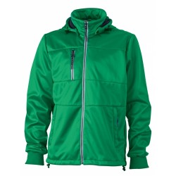 J&N Maritime softshell dzseki, zöld 3XL