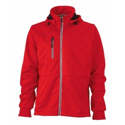 J&N Maritime softshell dzseki, piros 3XL