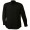 J&N Promotion hosszú ujjú férfi ing, fekete 3XL