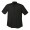 J&N Promotion rövid ujjú férfi ing, fekete XL