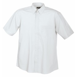J&N Promotion rövid ujjú férfi ing, fehér XL