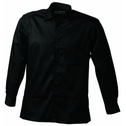 J&N Business hosszú ujjú férfi ing, fekete 3XL