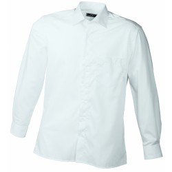 J&N Business hosszú ujjú férfi ing, fehér 3XL