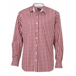 J&N Men's Checked Shirt, piros 3XL