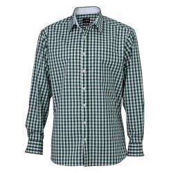 J&N Men's Checked Shirt, zöld L
