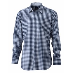 J&N Men's Checked Shirt, kék XL