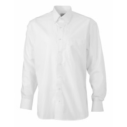J&N Button Down férfi ing, fehér S