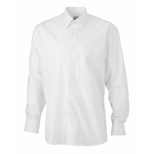 J&N Button Down férfi ing, fehér L