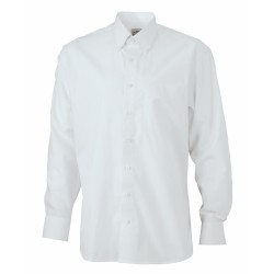 J&N Button Down férfi ing, fehér S