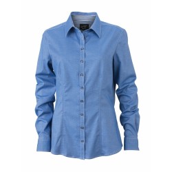 J&N Ladies' Shirt női blúz, kék XXL
