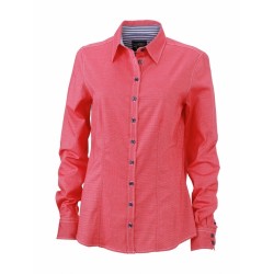 J&N Ladies' Shirt női blúz, piros M